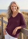 Tricot pullover met naadloze V-hals thumbnail 7