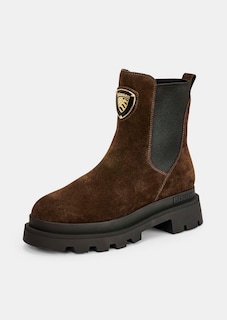 Chelsea boots met metalen logo thumbnail 1