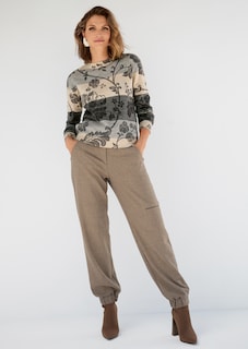 Rundhals-Pullover im Muster-Mix thumbnail 7