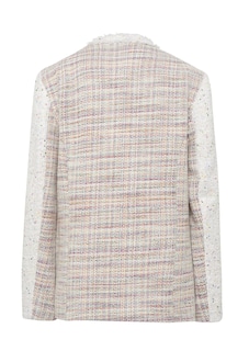Blazer en tissu bouclette de qualité et paillettes thumbnail 3