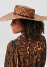 Summer hat made from raffia straw thumbnail 1