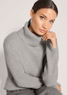 Schimmernder Rollkragen-Pullover mit Raglanärmeln thumbnail 4