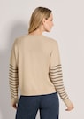 Sportiver Strickpullover mit Streifenmuster thumbnail 3