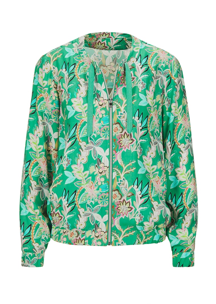 Blouson avec imprimé floral intégral