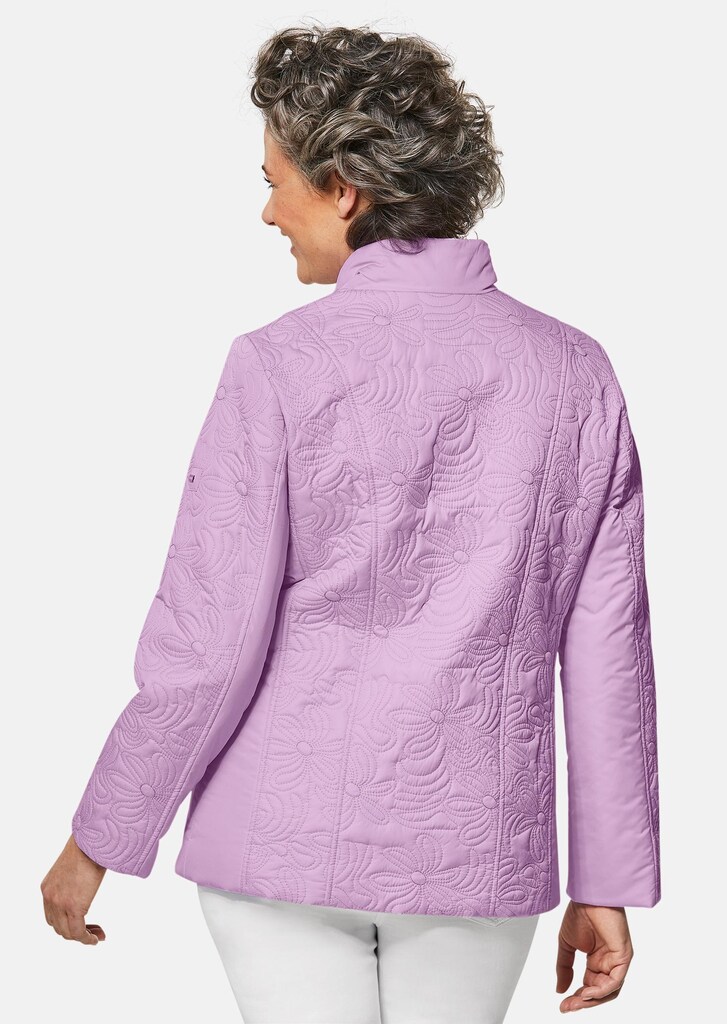 Veste avec matelassage à fleurs 2