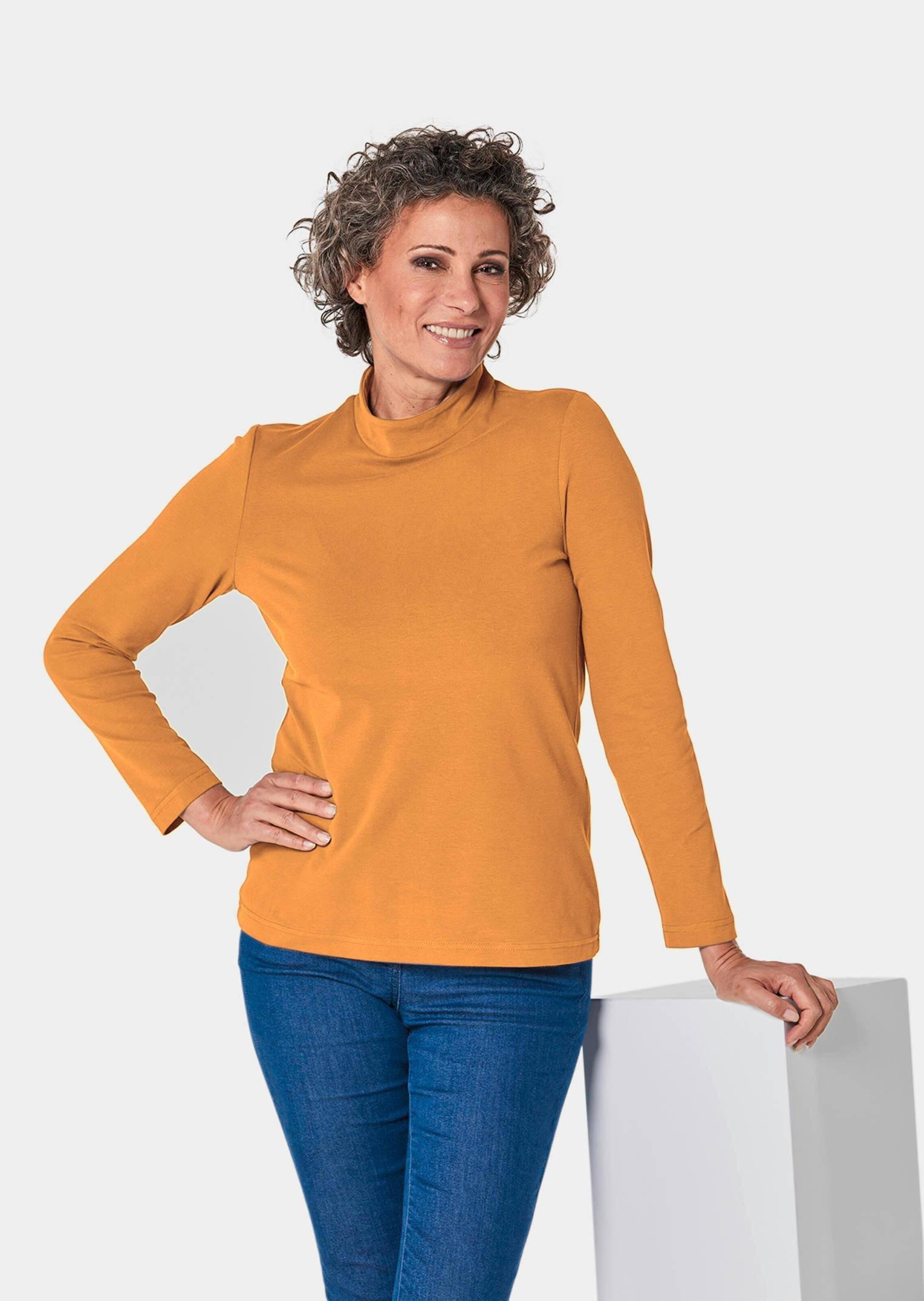 Trui, kraaltjes, opstaande kraag, lange mouwen | overige Pullovers