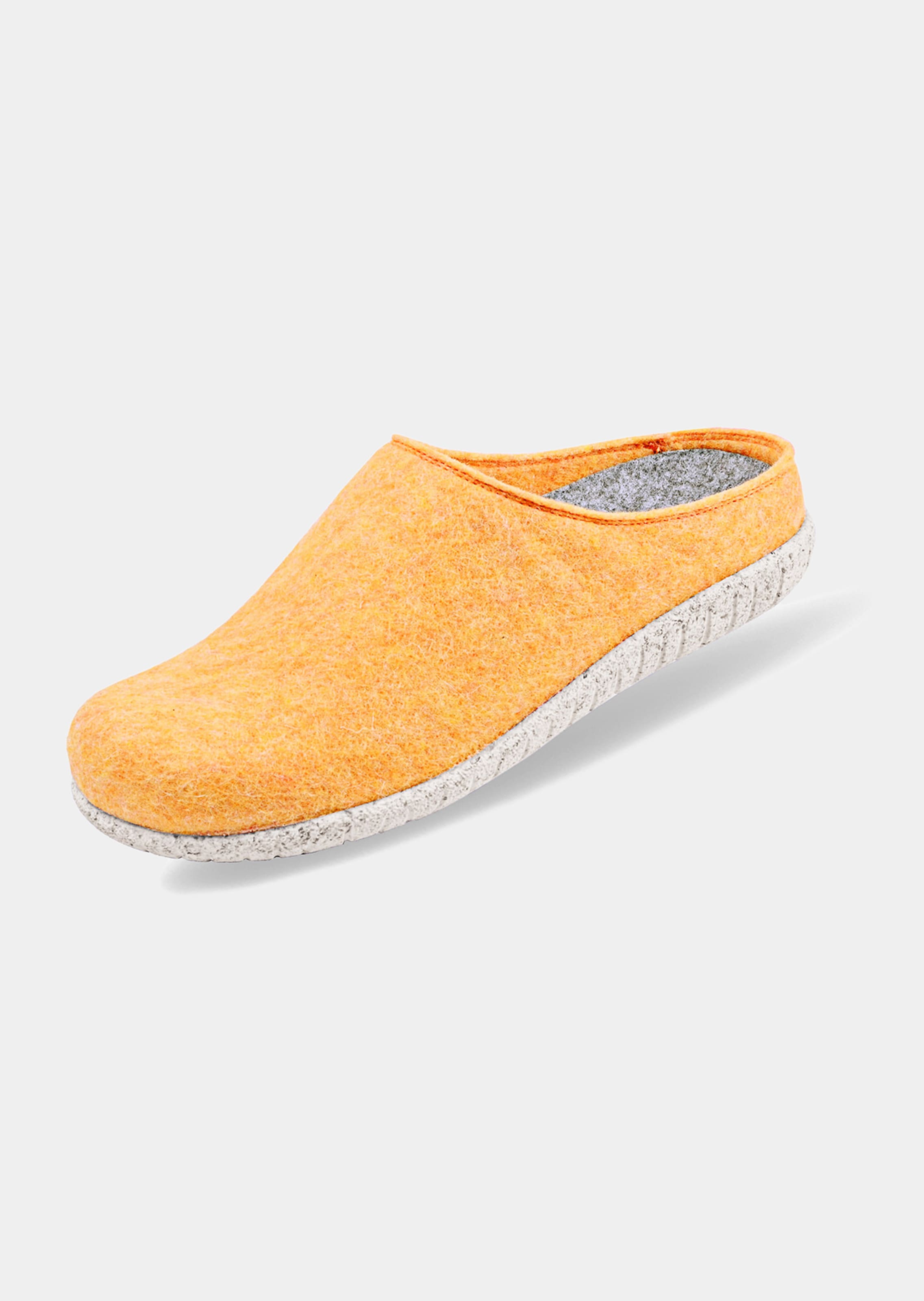 Pantoufles en feutre - miel - Gr. 42 de Goldner Fashion