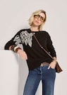 Strickpullover mit Blumenmotiv thumbnail 4