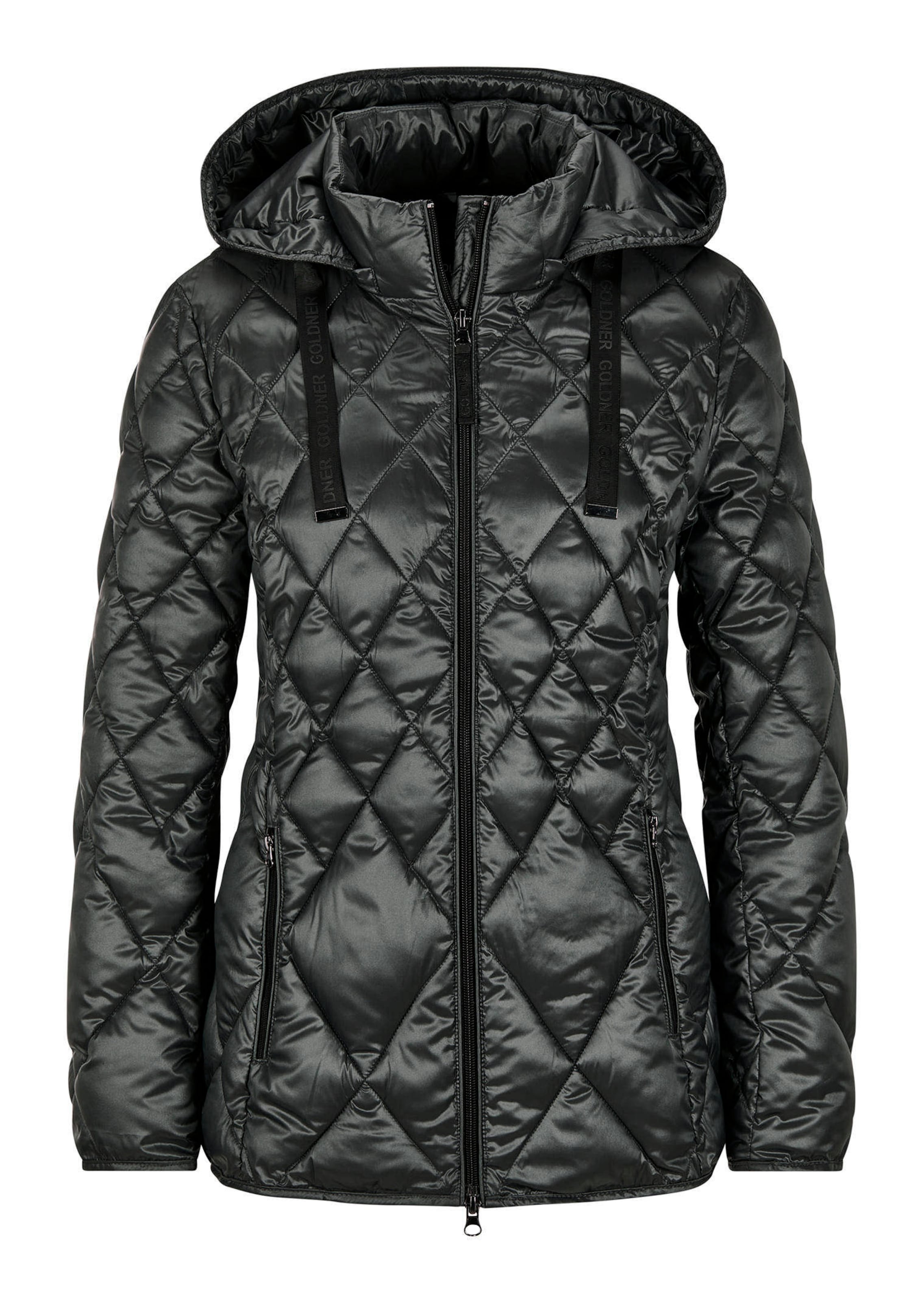 Gewatteerd jack met ruitmotief