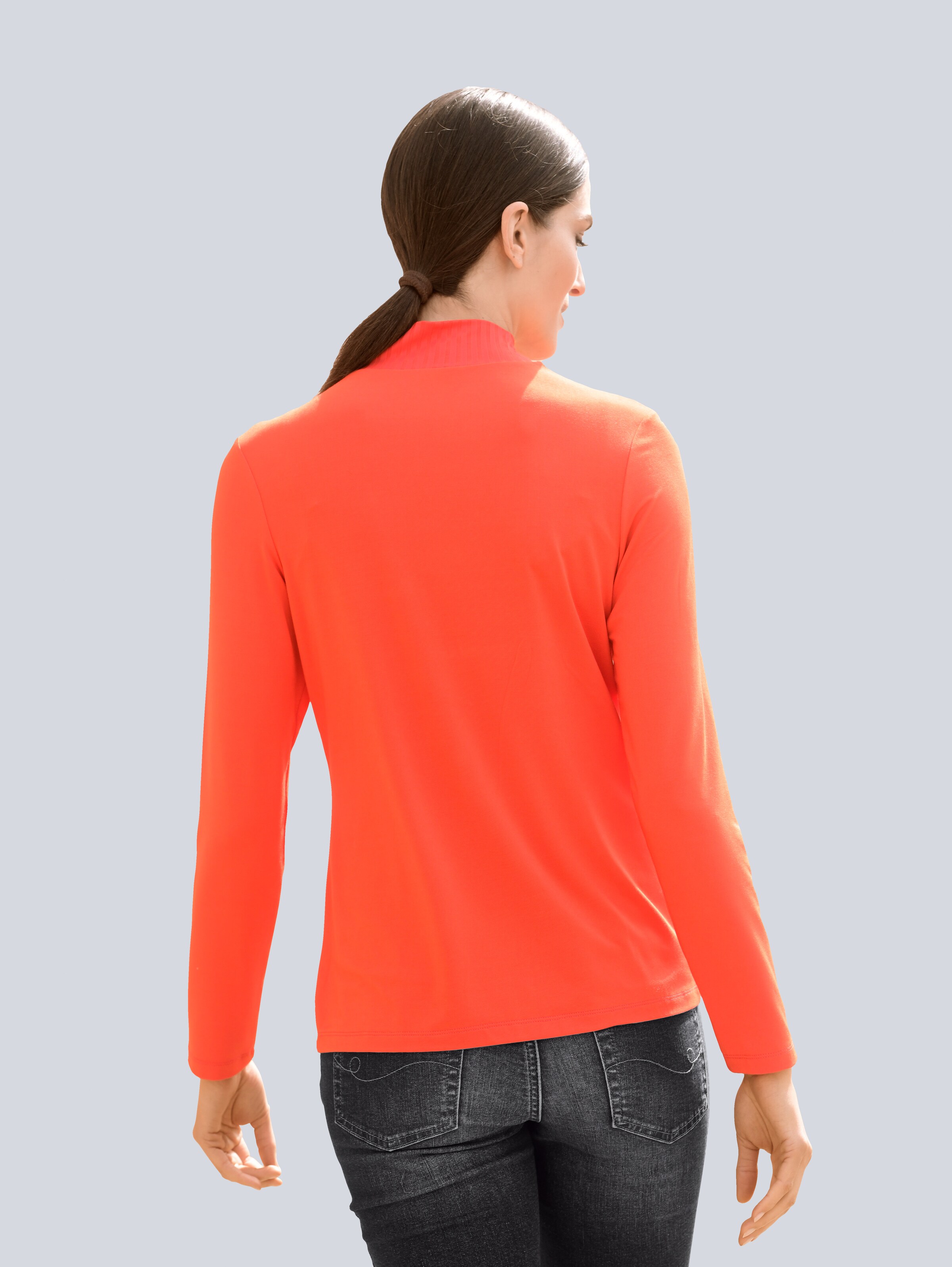 Shirt mit Rippenkragen 3
