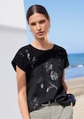 Shirt mit floralem Pailletten-Motiv thumbnail 7