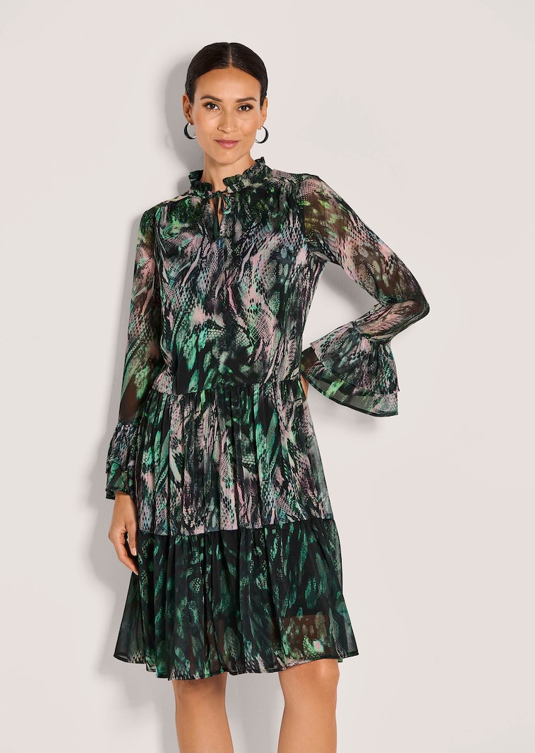 Kleid mit farbstarkem Fantasy-Print