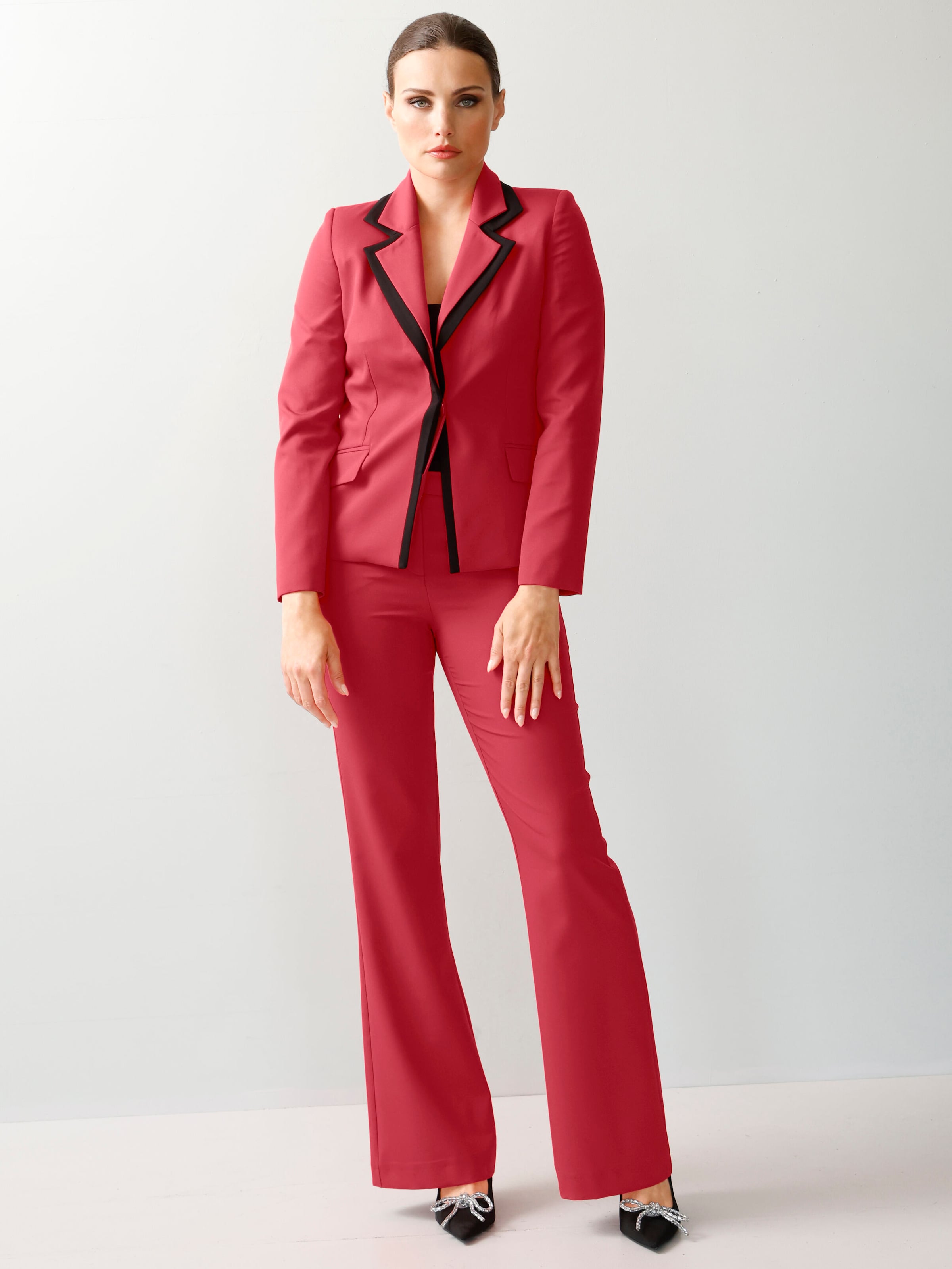 Blazer mit detaillierten Doppelungen