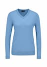 Actief ademende pullover van merinowol met V-hals thumbnail 6