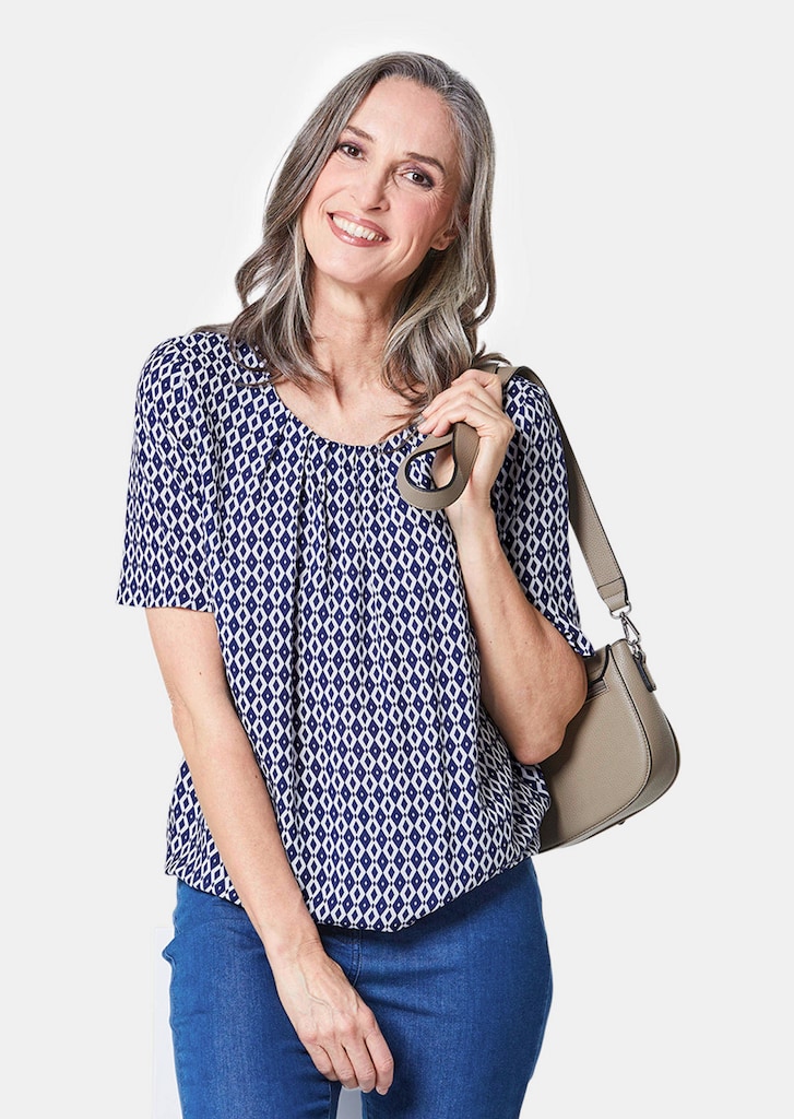 Prachtig gekleurde gedessineerde blouse 3