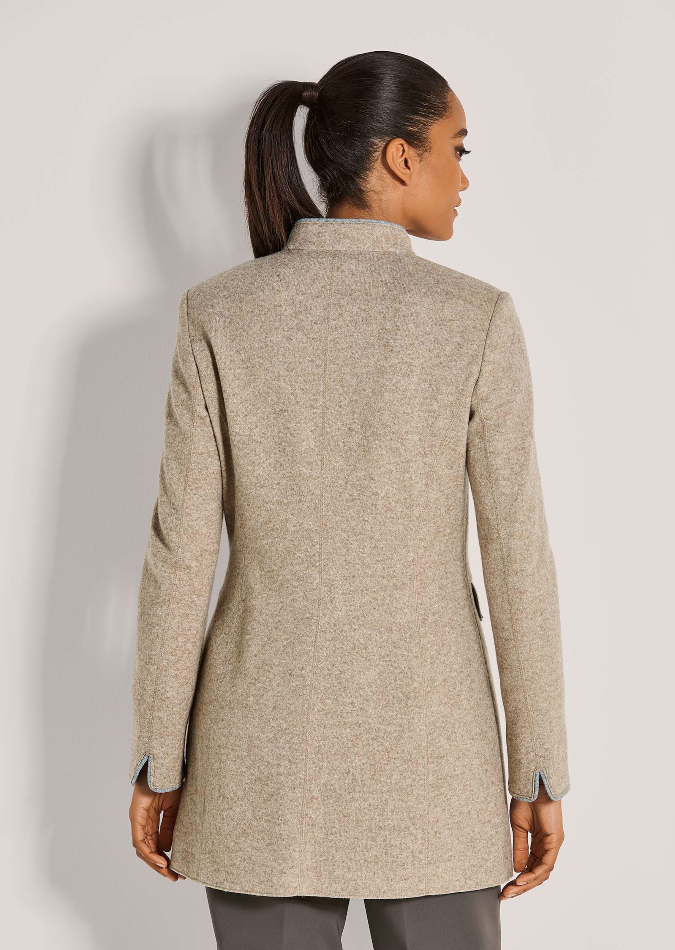 【即日発送◎】WYM LIDNM WOOL KERSEY FROCK COAT Alison Sheri A46018 Black Funnel Neck Coat – Rouge Boutique Inverness