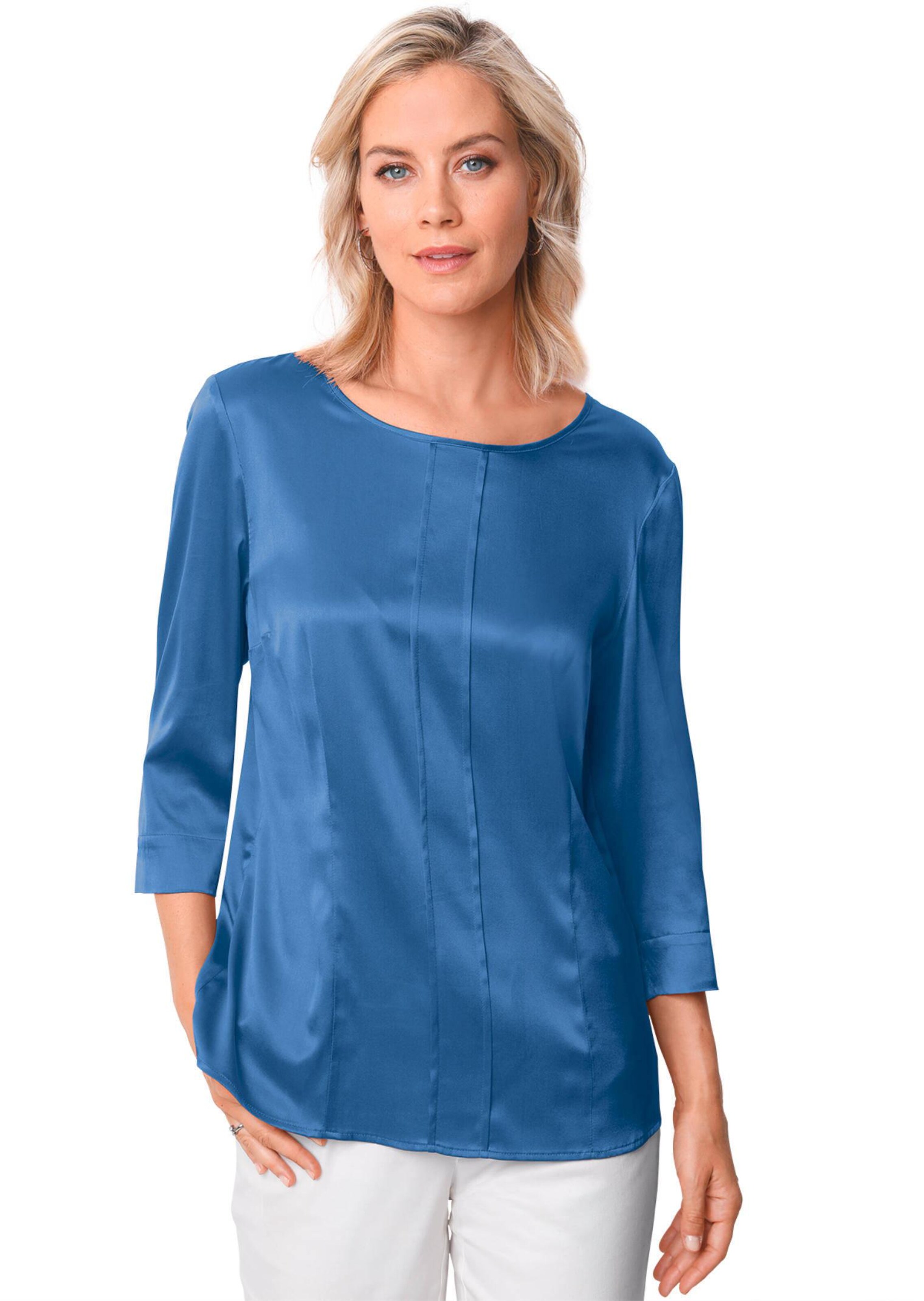 Trageangenehme Bluse aus feinster Seide