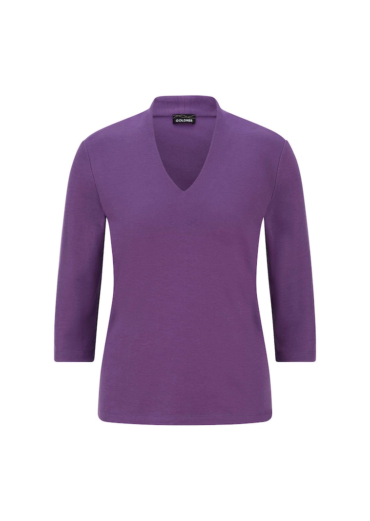 Basic-Shirt aus Interlock-Jersey