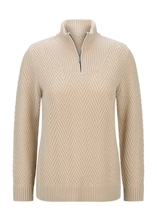 Tricot pullover met troyerkraag thumbnail 6