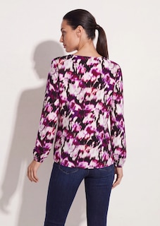 Blouse en viscose avec encolure bateau thumbnail 4