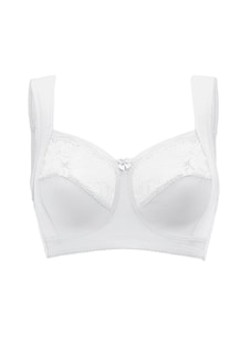 Soutien-gorge en coton et dentelle thumbnail 4