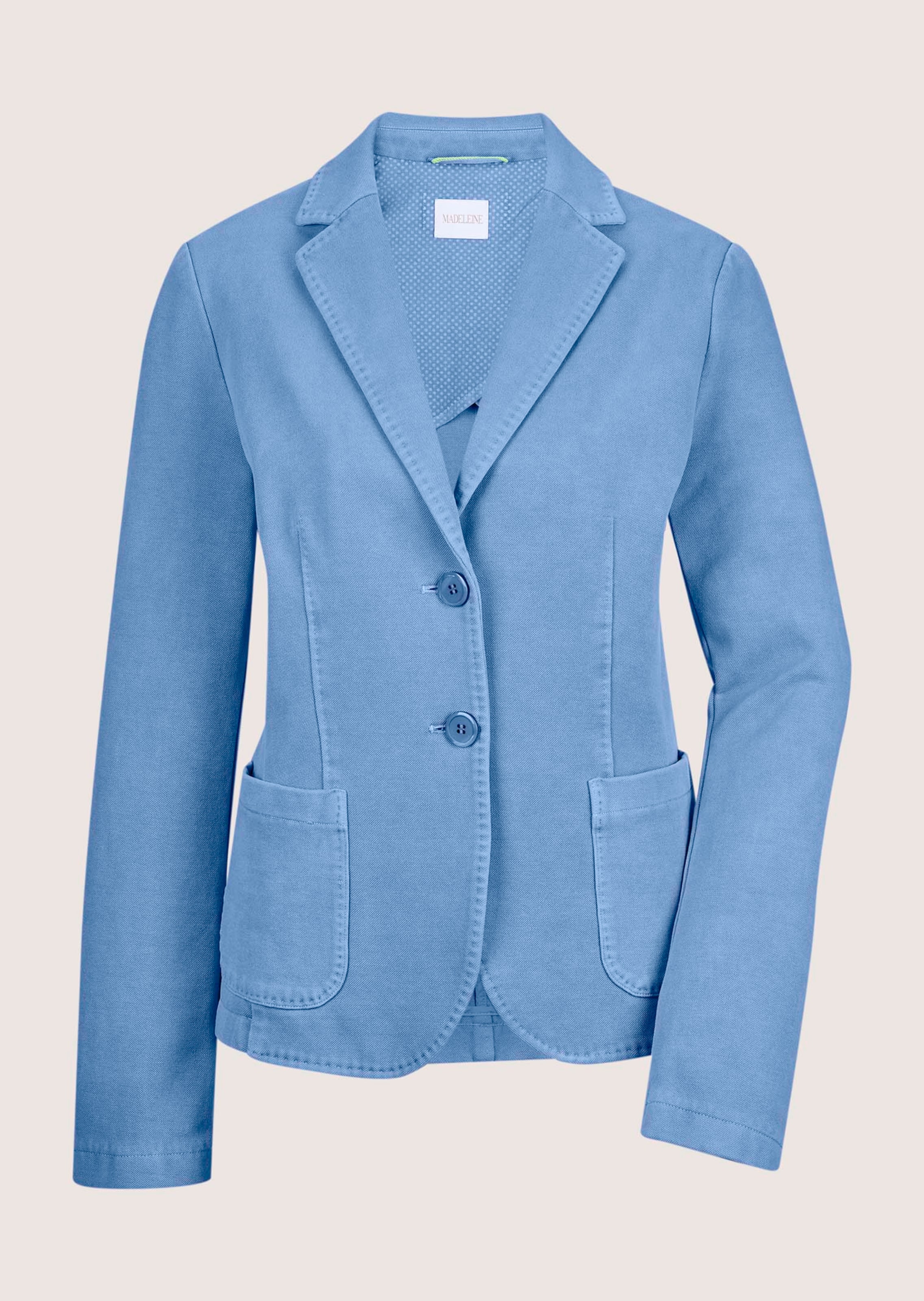 Kurzer Blazer mit Zierstich