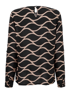 Bluse mit grafischem Dessin thumbnail 4