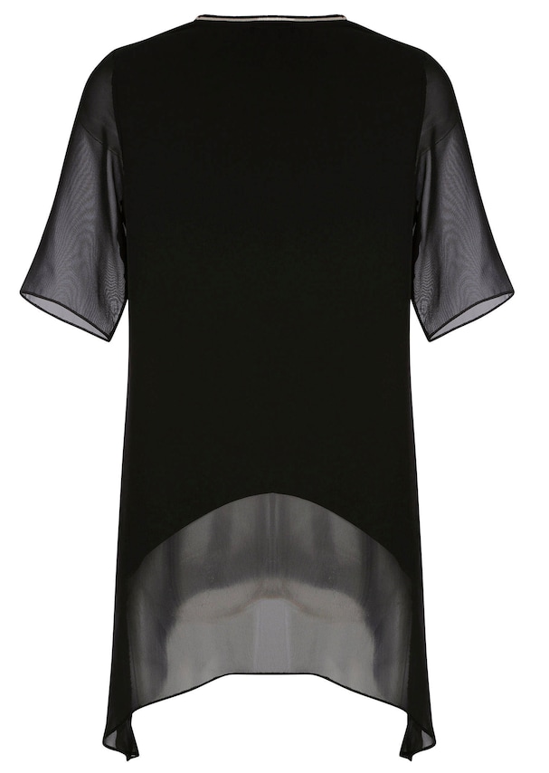 Longshirt mit Zipfelsaum 6