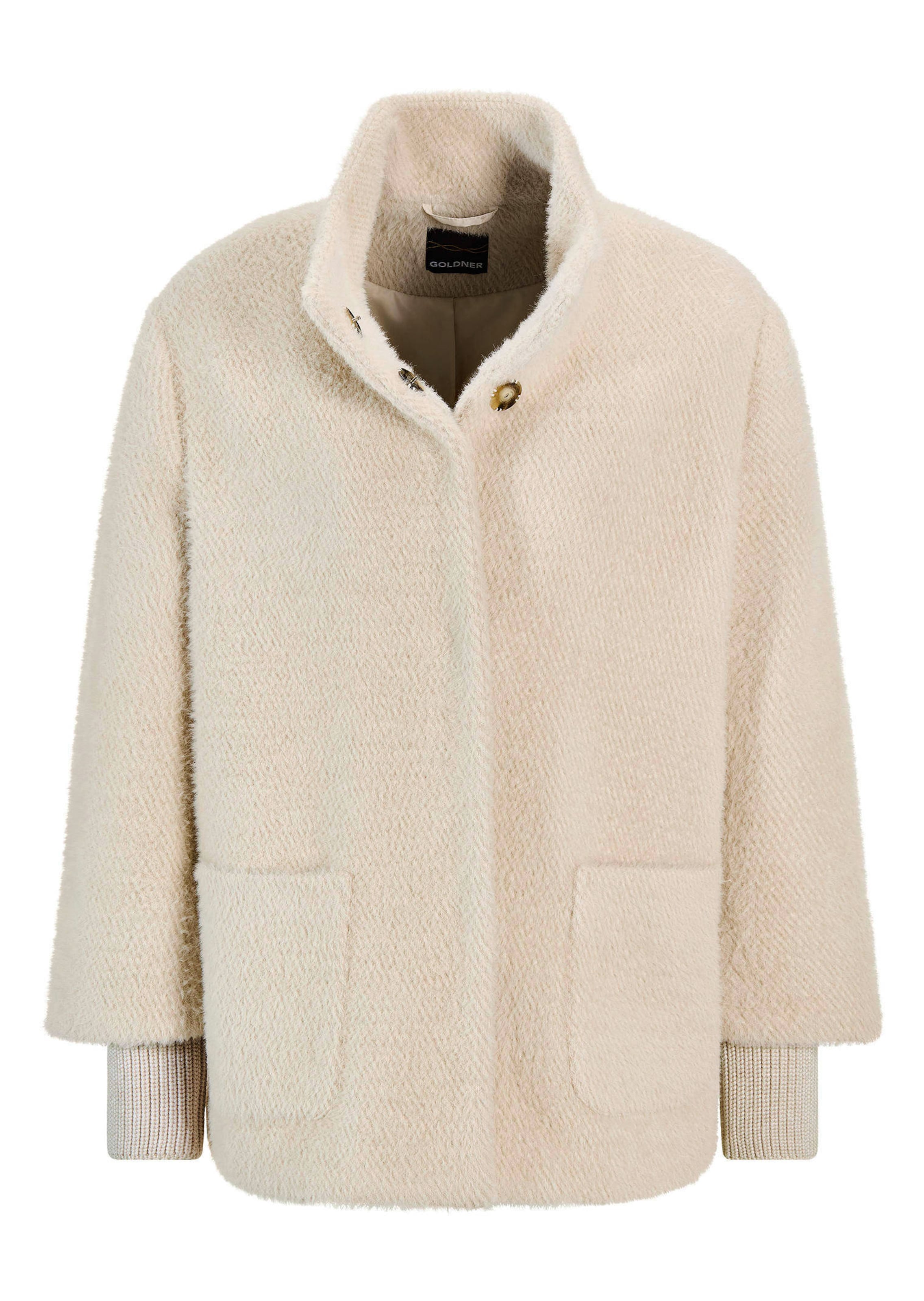 Veste tendance avec finitions en tricot