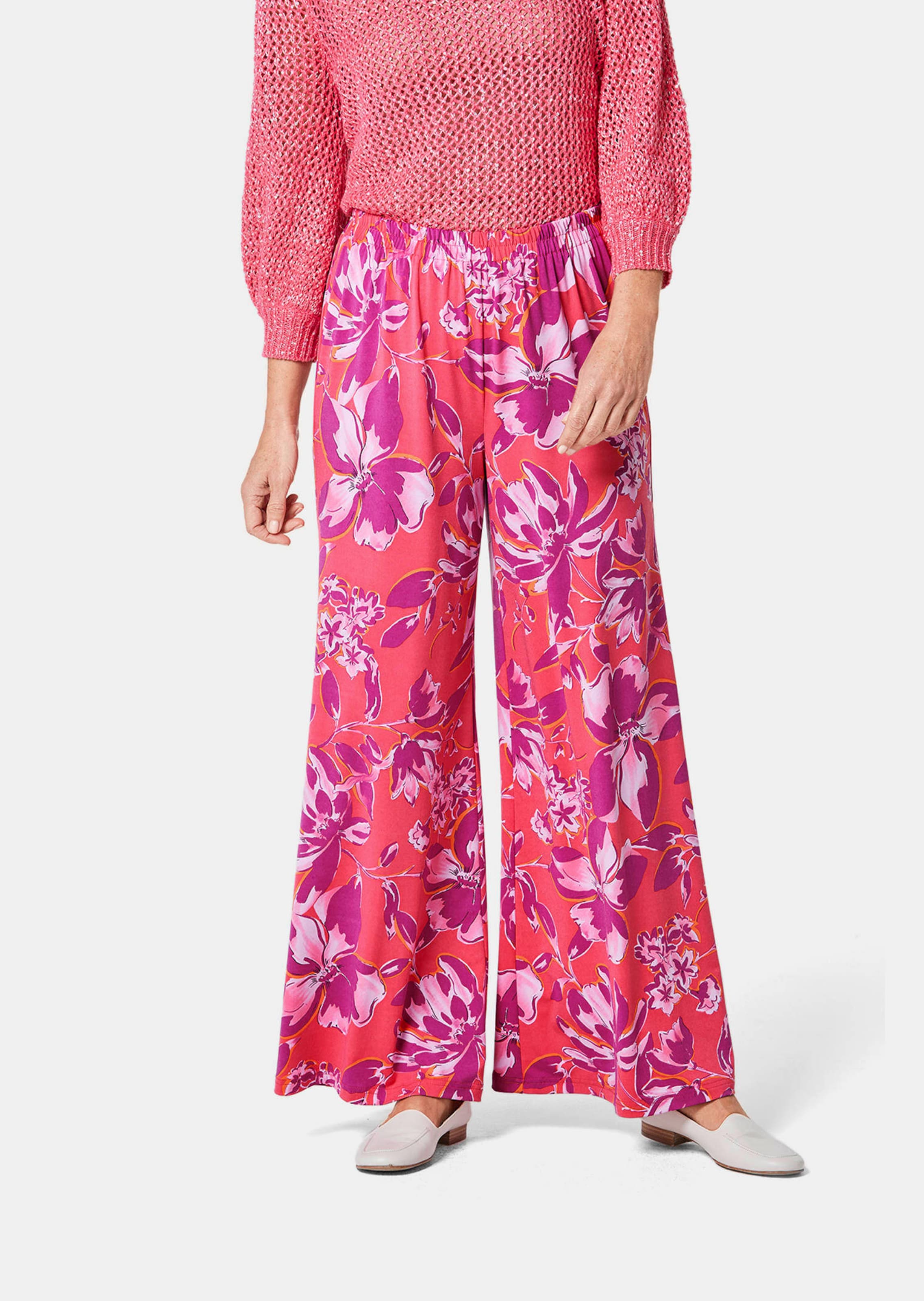 Pantalon palazzo imprimé