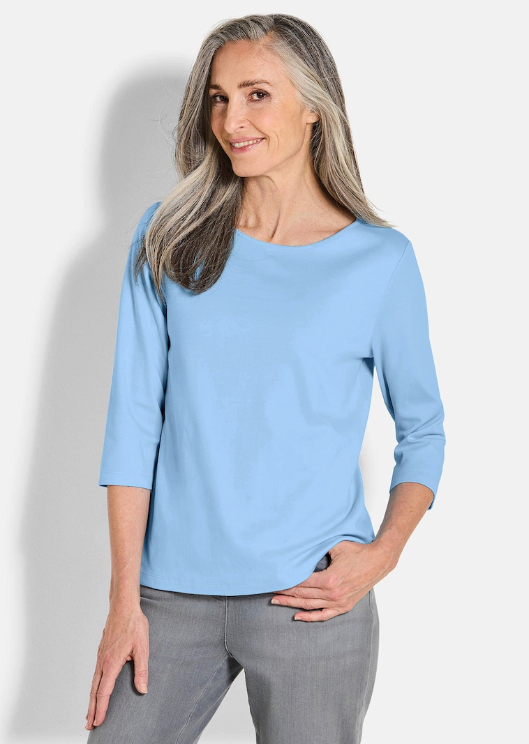 Basic-Shirt aus Interlock-Jersey