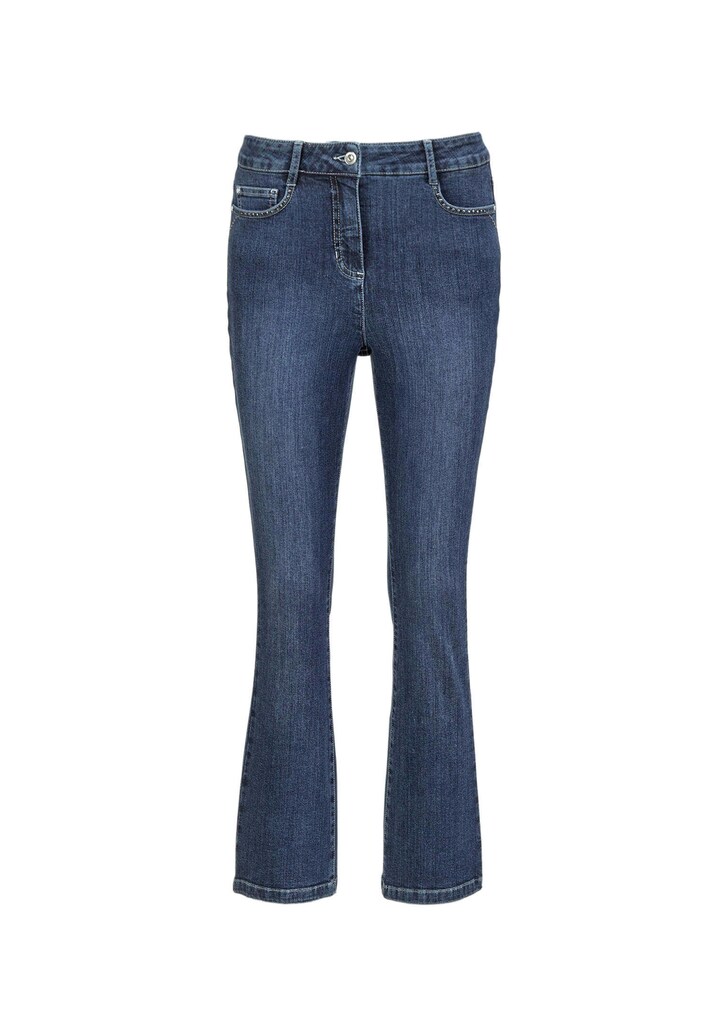 Jeans mit verzierten Taschen