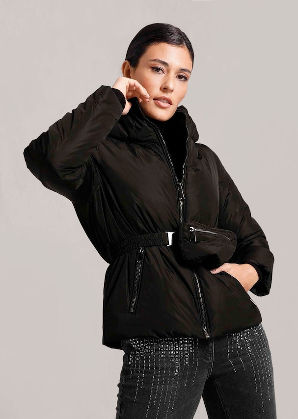 Steppjacke mit abnehmbarer Bauchtasche 4