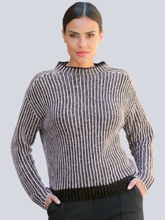 Pullover in modischem Streifendessin thumbnail 6