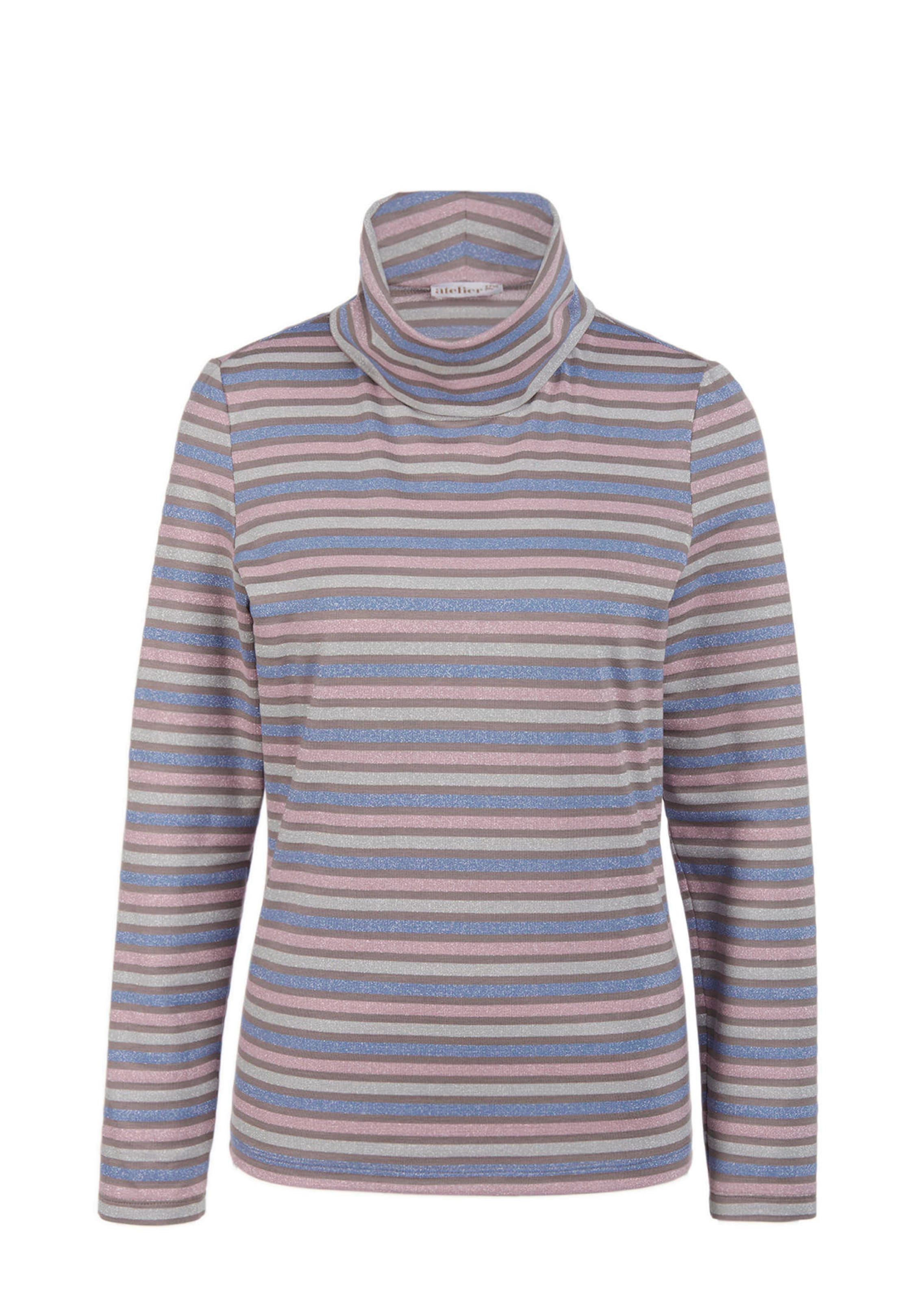 Hautsympathisches Ringelshirt mit Rollkragen