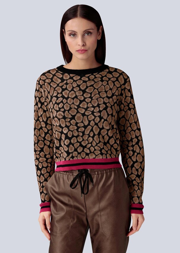 Pullover aus Jacquardstrick in Animaldessin 3