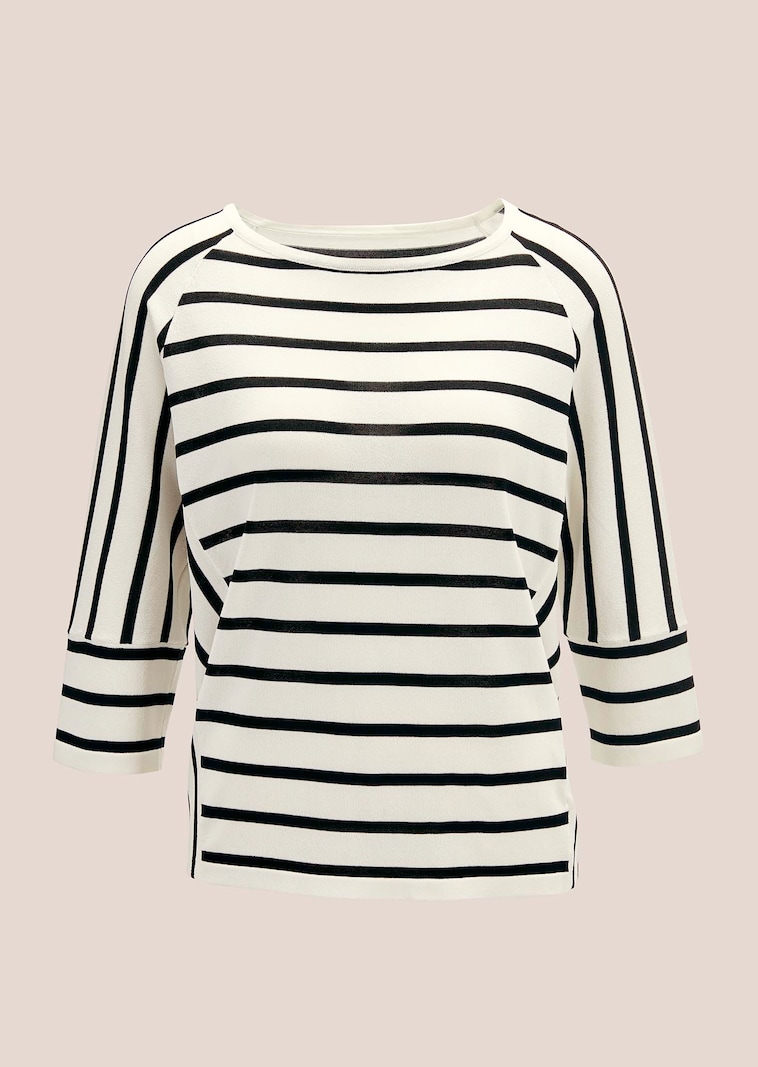 Pull en maille à rayures