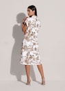 Robe-chemise en viscose avec imprimé fleuri thumbnail 4