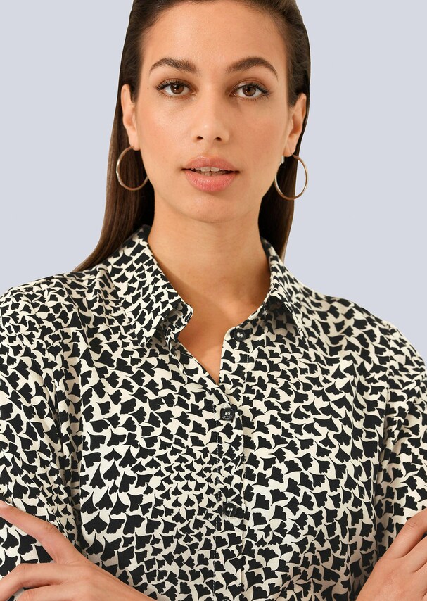 Bluse mit floralem Druck