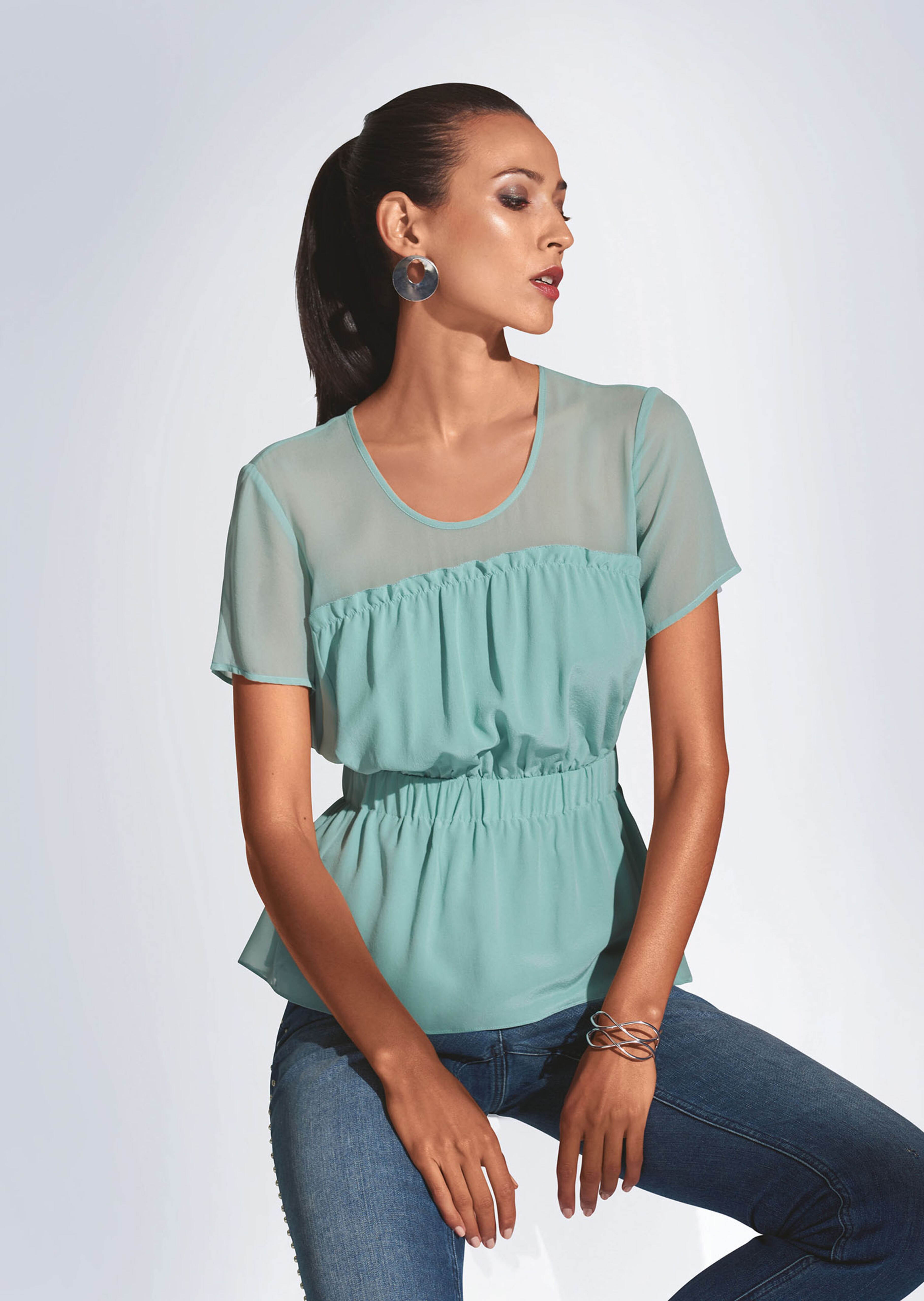 Blouse. Pure soie