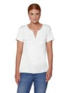 Blusenshirt im stylischen Material-Mix thumbnail 1