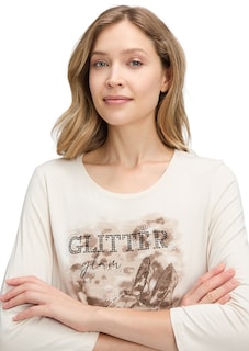 T-shirt en jersey orné de pierres scintillantes thumbnail 4