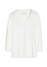 V-neck shirt with 3/4-length sleeves thumbnail 1