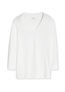 V-neck shirt with 3/4-length sleeves thumbnail 1