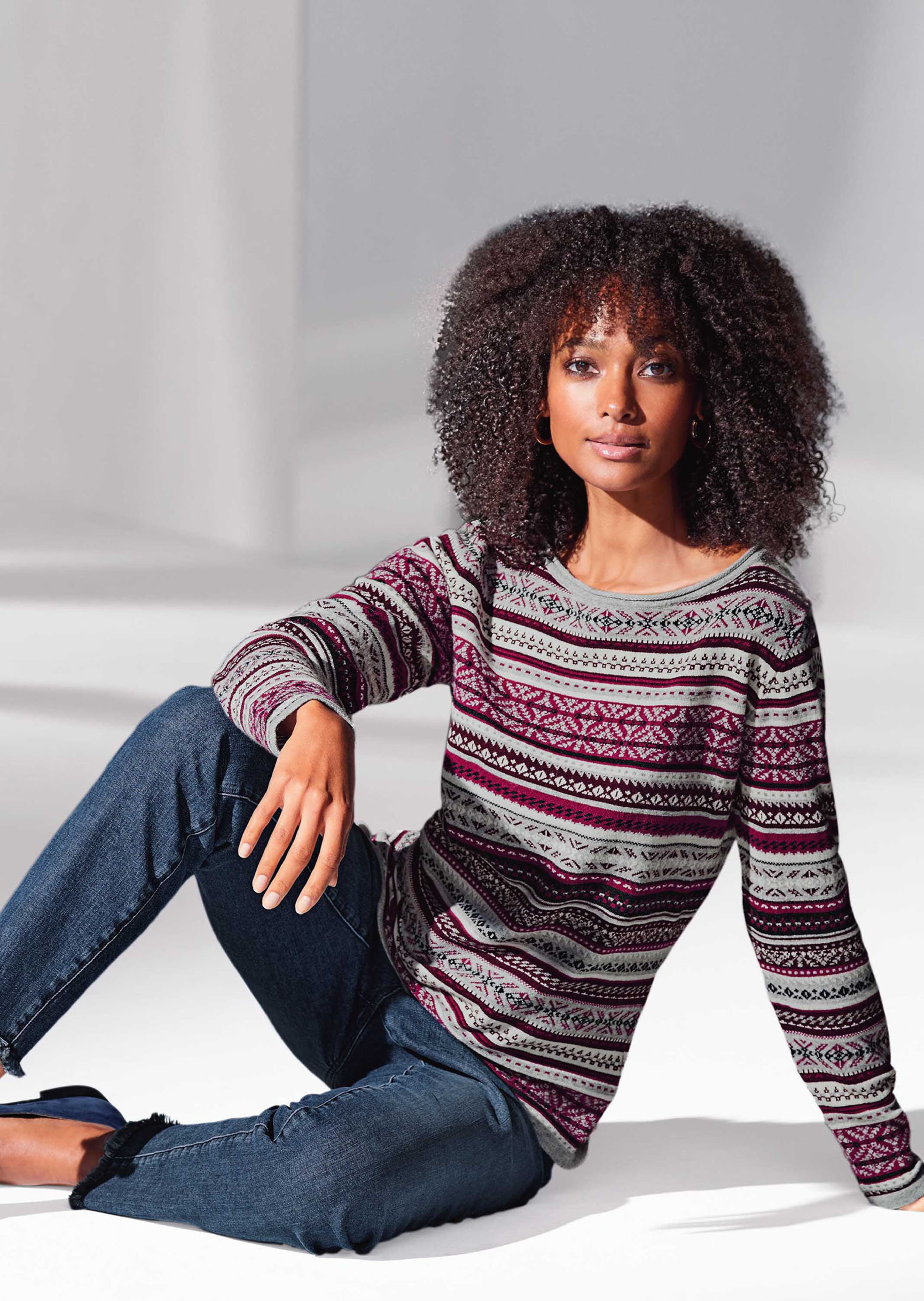 Jacquardpullover