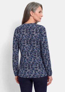 Pflegeleichte Jerseybluse mit All-Over-Print thumbnail 3