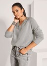 V-Pullover mit Kaschmir und Seide thumbnail 4