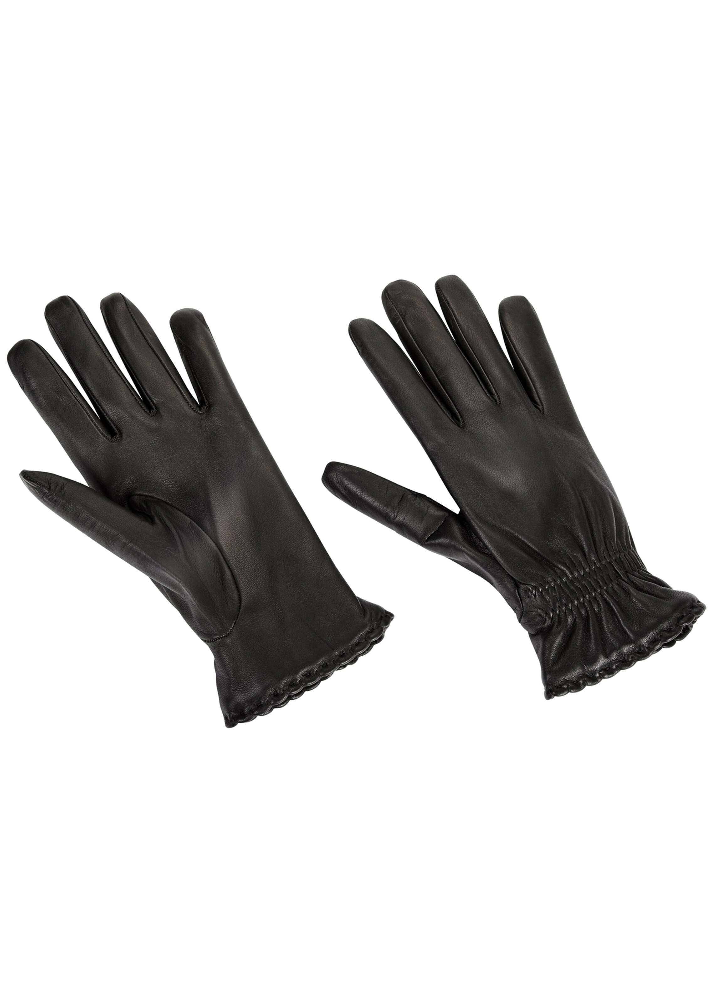 Leder-Handschuhe mit Wollfutter