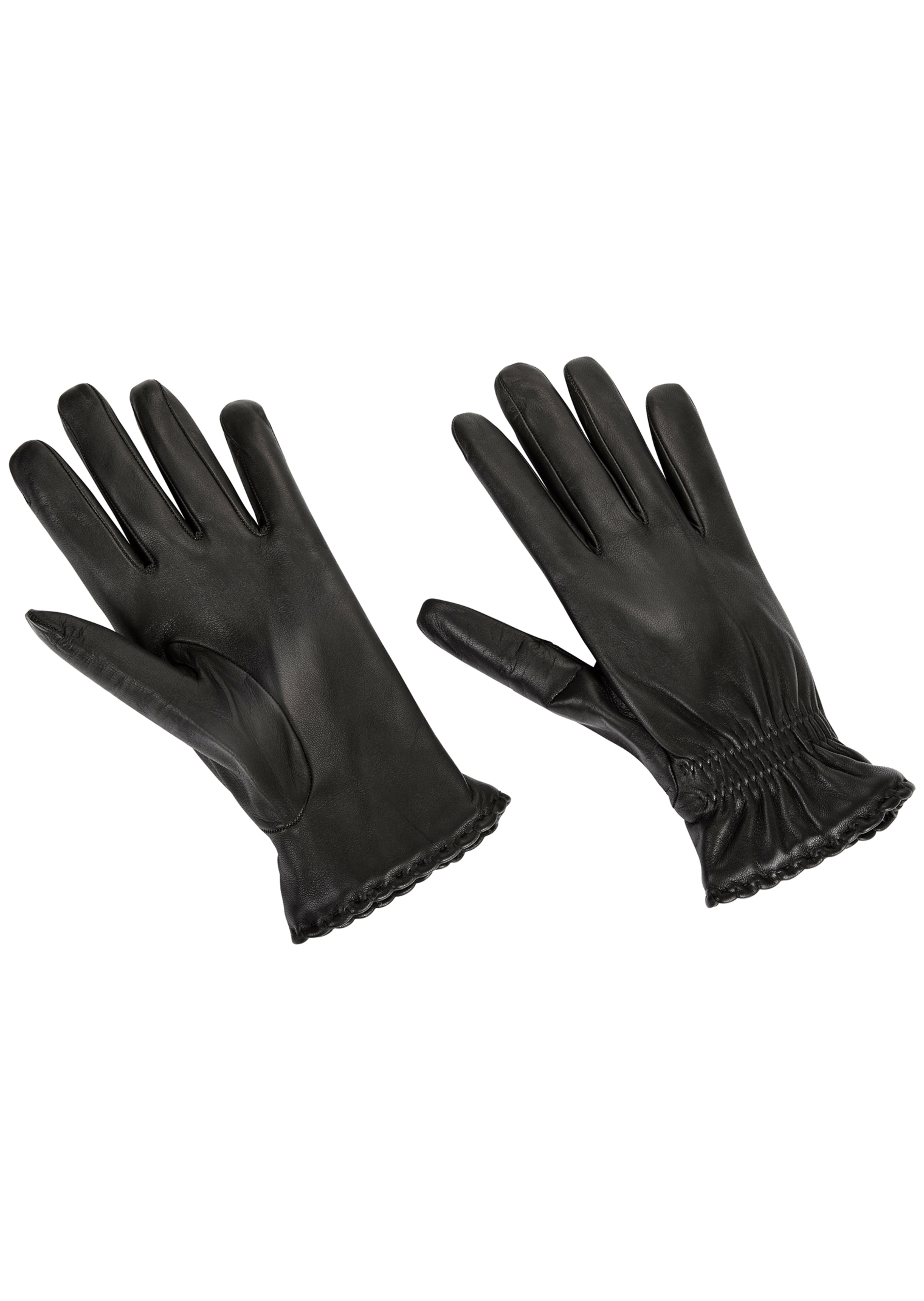 Leder-Handschuhe mit Wollfutter