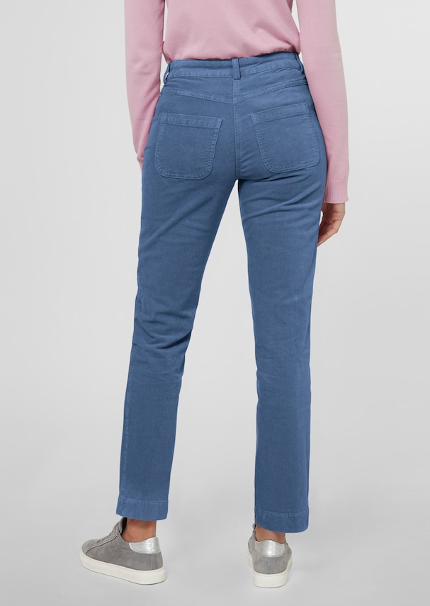 Regular fit corduroy trousers 2